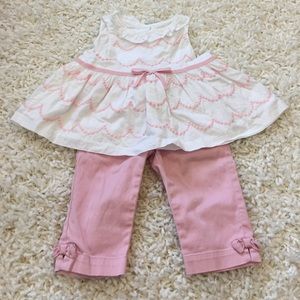 Janie and Jack Pants + Tank Outfit (18-24 months)