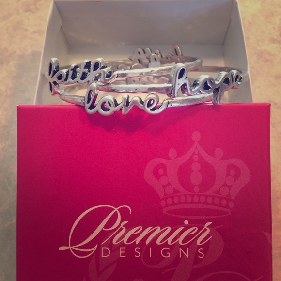 Premier Designs bracelets.