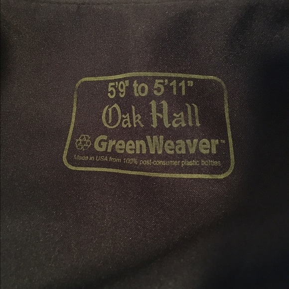 ‼️SOLD ‼️ Oak Hall Green Weaver Graduation Gown - Picture 3 of 4