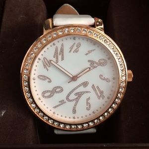 Oversized Rose Gold Water Resistant Guess Watch