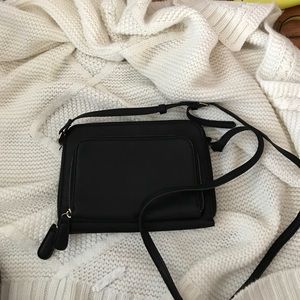 Black cross body bag