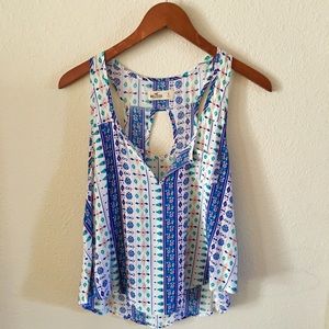 HOLLISTER TRIBAL PRINT TANK SIZE S