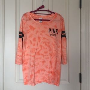 Pink Quarter Sleeve T Shirt