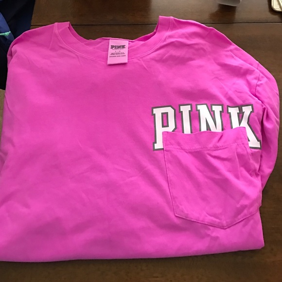 PINK Victoria's Secret Tops - PINK crewneck long sleeve shirt