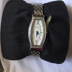 Bulova watch with diamonds