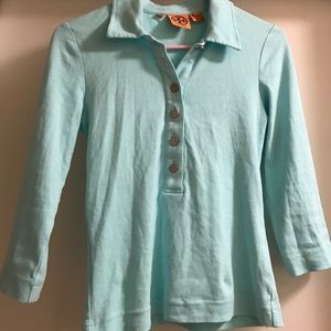 Tory Burch Polo, 3/4 length sleeves