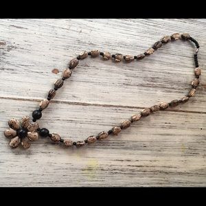 Handmade Nicaraguan Bean Necklace & Bracelet