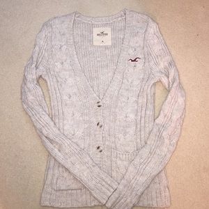 Hollister button up sweater
