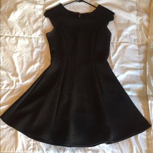 F21 Black Skater Dress