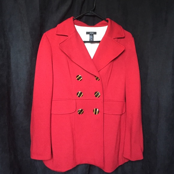 Red Size 8 Alfani Jacket