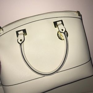 Anne Klein new recruits large dome satchel handbag