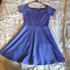 F21 Periwinkle Skater Dress