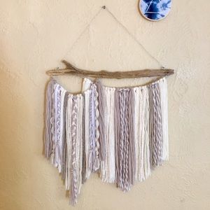 Draping Neutrals Driftwood Wall Hanging