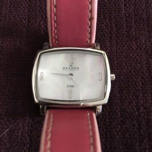 Skagen pink watch