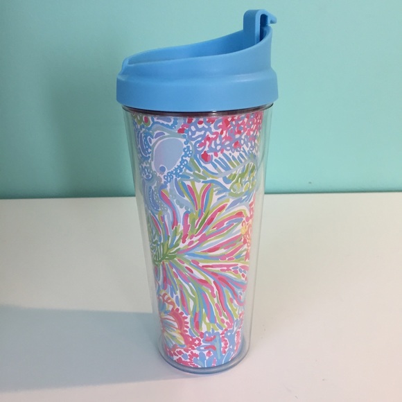 Lilly Pulitzer Thermal Mug Lovers Coral