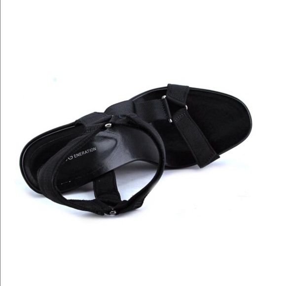 BCBGeneration Casper Nylon Platform Wedge Sandal - Picture 2 of 4