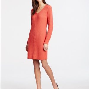 Ann Taylor Ribbed Stitch Sweater Dress
