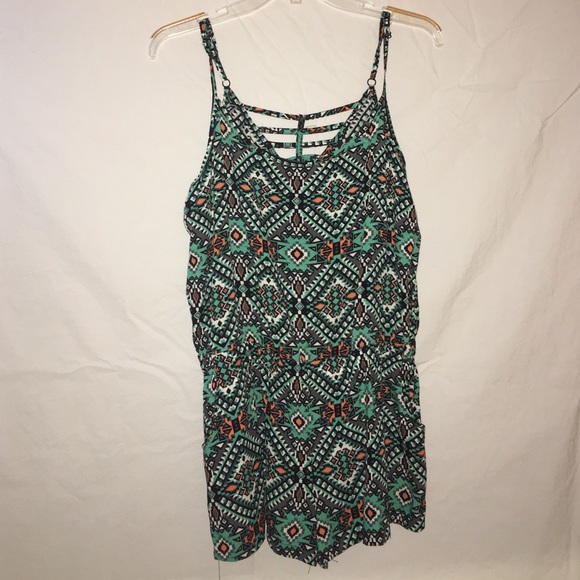 Aztec Print Romper