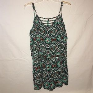 Aztec Print Romper