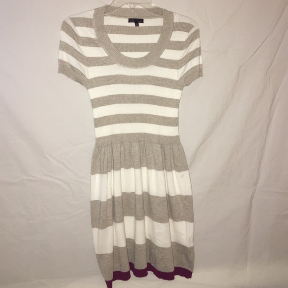 Stripped Sweater Dress