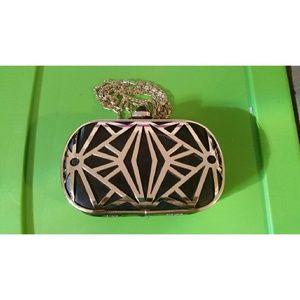 Gold Chain Clutch