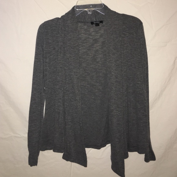 Gray cardigan