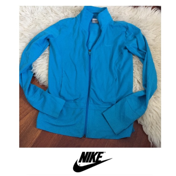 Nike Jackets & Blazers - Nike Women's Blue Zip Up Athletic Jacket