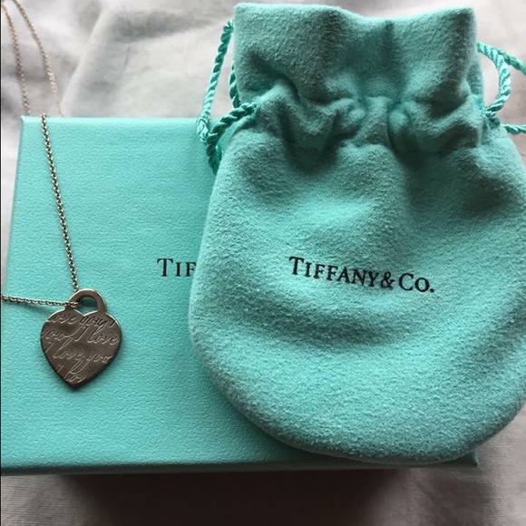 Tiffany "I love you" necklace