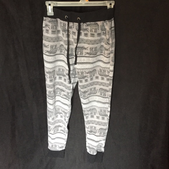 Rue21 Elephant Knit Jogger Pants with Drawstrings