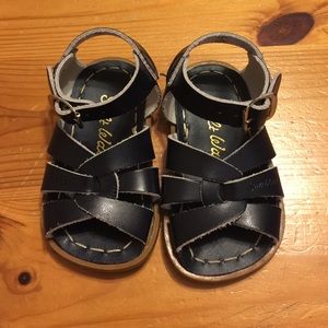Navy Infant Saltwater Sandals