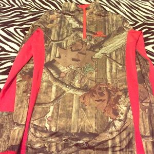 Camo Mossy Oak half-zip
