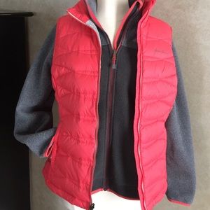 Last Call 🌈😊💖Fleece Jacket and Vest set. NWOT.