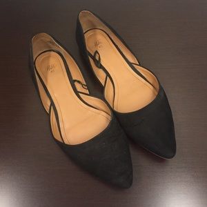 H&M Black Flats with Side Detail
