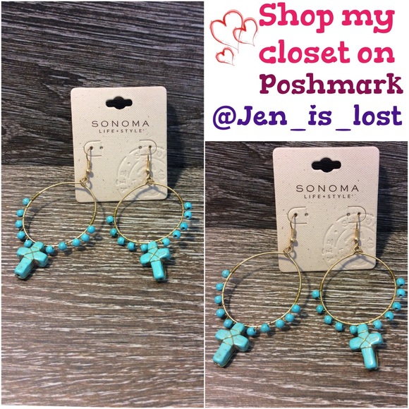 Sonoma Jewelry - Cross Turquoise