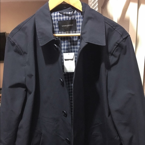Banana Republic Other - Banana Republic Navy Trench Coat
