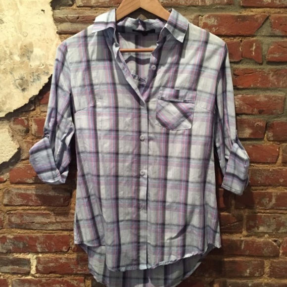 Lucca Couture Tops - {Lucca Couture} Pastel Flannel
