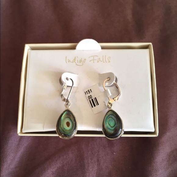 Abalone Drop Earrings