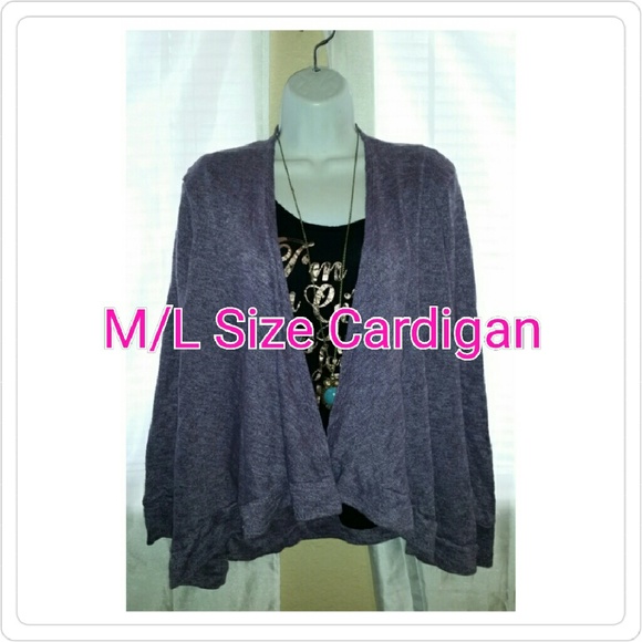 Gilligan&O'Malley M/L Size Cardigan - Picture 1 of 4