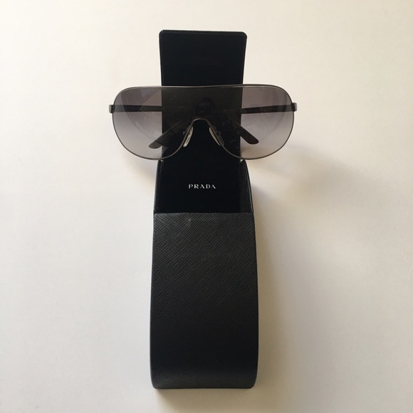 Prada Shield Sunglasses with Case - Picture 2 of 3