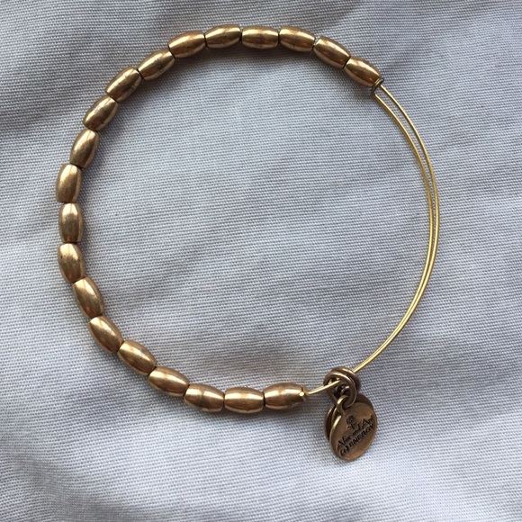 Alex and Ani GOLD beaded bracelet