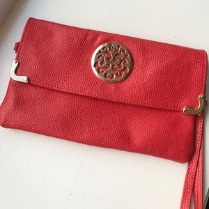 Red clutch, used only once!