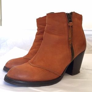 TOPSHOP AMBUSH ankle boots brown sz6
