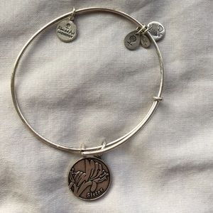 Alex and Ani silver "sister" bracelet