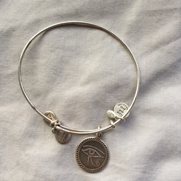 Alex and Ani silver "eye of Horus" bracelet