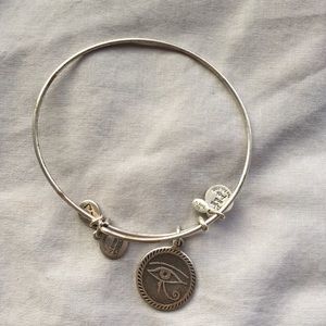 Alex and Ani silver "eye of Horus" bracelet