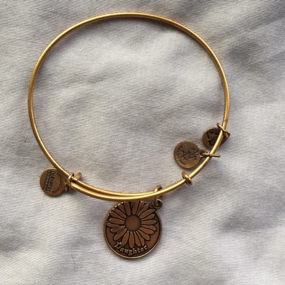 Alex and Ani gold "daughter" bracelet