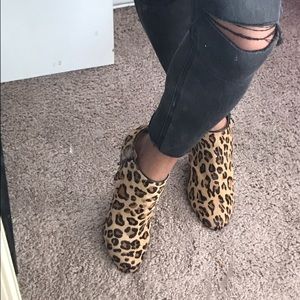 Aldo,leopard print ankle boot