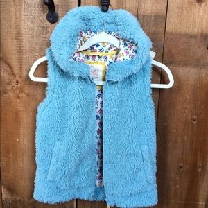 Mini Boden Fleece Vest size 9-10