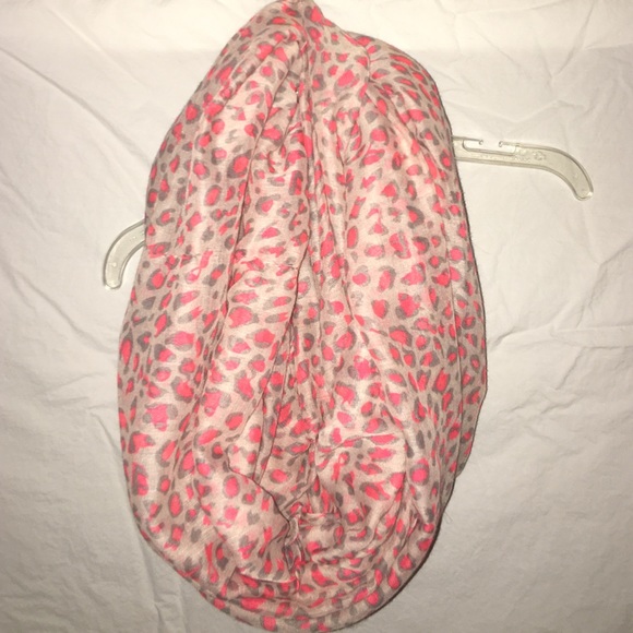Cheetah print infinity scarf