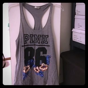 VS Pink Bling Tank- On hold till 1/10